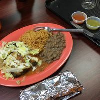 Very delicious Chile Relleno  at Veganos Kitchen in Las Vegas