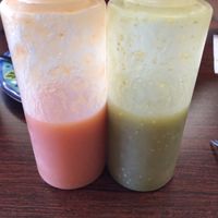 The sauces make the meal!! at Veganos Kitchen in Las Vegas