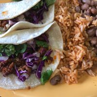 Chorizo tacos at Veganos Kitchen in Las Vegas