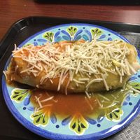 Classic wet burrito at Veganos Kitchen in Las Vegas