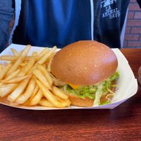 Chik’n Burger at Veganos Kitchen in Las Vegas