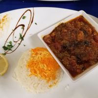 Celo Khoresh Bademjan at Cardamom Persian Palace in Como