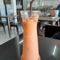 Jamaicano smoothie - just like carrot cake! at Alchemy Vegan in Chiang Mai