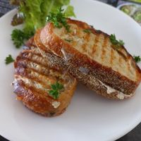 Vegan cheese and tomato panini #Veganuary at Alchemy Vegan in Chiang Mai