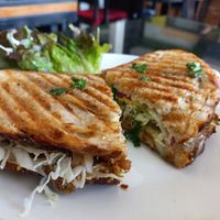 Mustard cheese at Alchemy Vegan in Chiang Mai