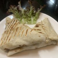 Mushroom cheese quesadilla   at Alchemy Vegan in Chiang Mai