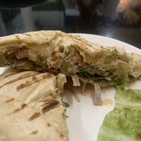 Mushroom cheese quesadilla   at Alchemy Vegan in Chiang Mai