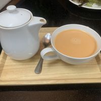 Thai tea  at Alchemy Vegan in Chiang Mai