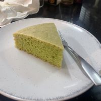 Pandan cake was quite good   at Alchemy Vegan in Chiang Mai