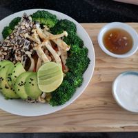 Buddha bowl with black bean tempeh at Alchemy Vegan in Chiang Mai