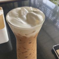 Iced lattee  at Alchemy Vegan in Chiang Mai