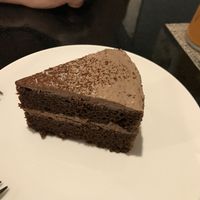 Chocolate cake at Alchemy Vegan in Chiang Mai