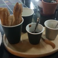 Churros (already ate most of them!) at Alchemy Vegan in Chiang Mai