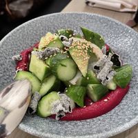 Salted cucumber and daikkon   at Ten Foot Henry in Calgary