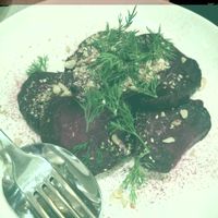 Roasted beets  at Ten Foot Henry in Calgary