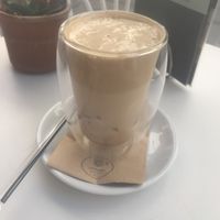 Dolca coffee (called something like that)  at Fresh Yogurt & More in Kos