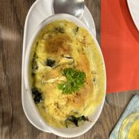 Spinach and cheese - so good   at Yes Vegan in Pattaya