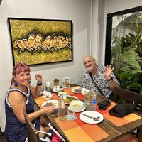 Salted “fish” dish as well.    at Yes Vegan in Pattaya