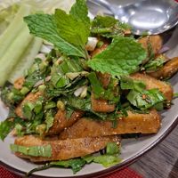 Beef salad at Yes Vegan in Pattaya