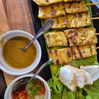 Satay at Yes Vegan in Pattaya