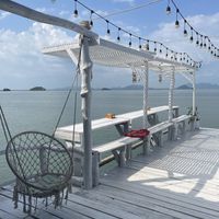Ocean view   at Pinto Restaurant in Koh Lanta