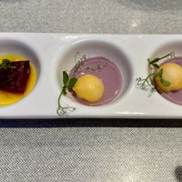 Elemen appetizer (veganized by omitting 1 item and doubling another)  at elemen 元素 - HarbourFront in Central Singapore