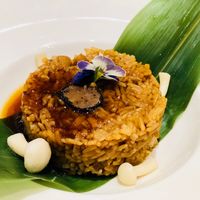 Steamed Truffle Rice with Braised Sauce at elemen 元素 - HarbourFront in Central Singapore