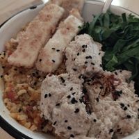 Grilled cheese hot bowl at Pulpa Amor Liquido  in Mexico City