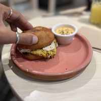 Cottage Cheese & Tomato Omelet - slammin!  at Pulpa Amor Liquido  in Mexico City