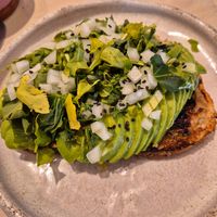 Avocado toast at Pulpa Amor Liquido  in Mexico City