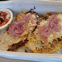 Molletes at Pulpa Amor Liquido  in Mexico City