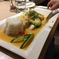 Veg and tofu curry at Rikscha Cuisine in Linz