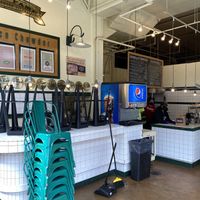 Interior shortly before closing time  at Pike Place Chowder in Seattle