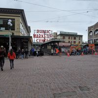 Historic Pike Public Market at Pike Place Chowder in Seattle