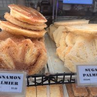 Cinnamon and sugar palmiers $3  at Three Girls Bakery in Seattle