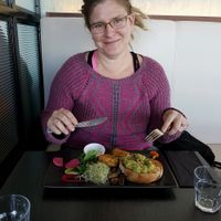 soo delish! avo and hash at Raw Sugar Cafe in Christchurch