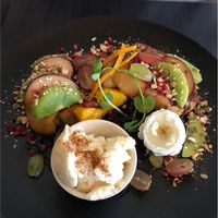 Vegan French toast  at Raw Sugar Cafe in Christchurch