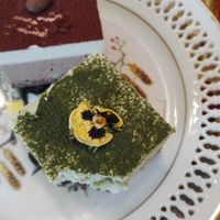 Vegan cake at Namai be Gliuteno in Klaipeda