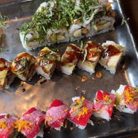 Top to bottom: Thai hippie, shiitake to me, bito maki 2.0  at Blue Sushi Sake Grill in Omaha