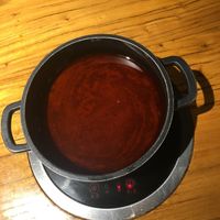 Red hotpot at Return to Life- Guilai Sushi Shenghuo Guan in Chongqing