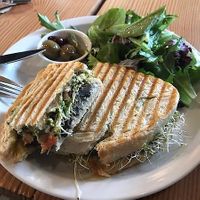 Vegan Portobello Sandwich at Cafe Smitten in Bakersfield