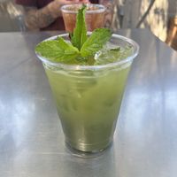 Matcha lemonade  at Cafe Smitten in Bakersfield