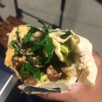 Vegan burrito  at Cafe Smitten in Bakersfield