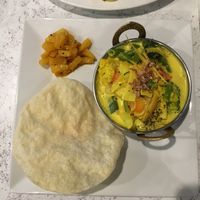 Masak Lemak Ruhani (lemongrass and coconut curry) at Banana Leaf Malaysian Restaurant in Paraparaumu
