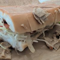 Vegan turkey sandwich at Meson Sandwiches - Florida Mall in Orlando