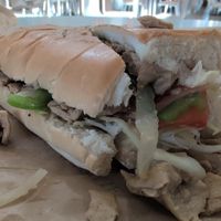Vegan turkey sandwich at Meson Sandwiches - Florida Mall in Orlando