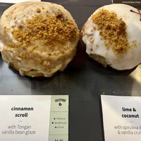 Vegan selection   at Crosstown Doughnuts - Victoria in London