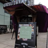 vegan doughnuts inside! at Crosstown Doughnuts - Victoria in London