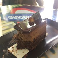  Chocolate hazelnut mousse cake at Pastelería y Panadería Sinfonía in Santiago