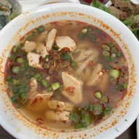 Spice soup noodles  at Pho - Wimbledon in South West London